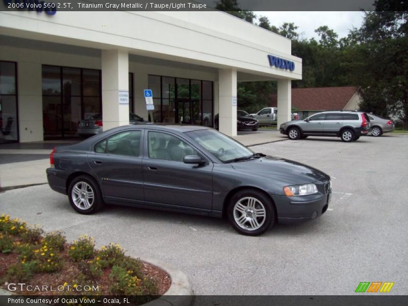 Titanium Gray Metallic / Taupe/Light Taupe 2006 Volvo S60 2.5T