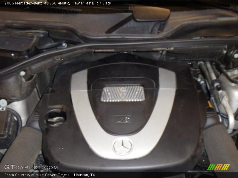 Pewter Metallic / Black 2006 Mercedes-Benz ML 350 4Matic
