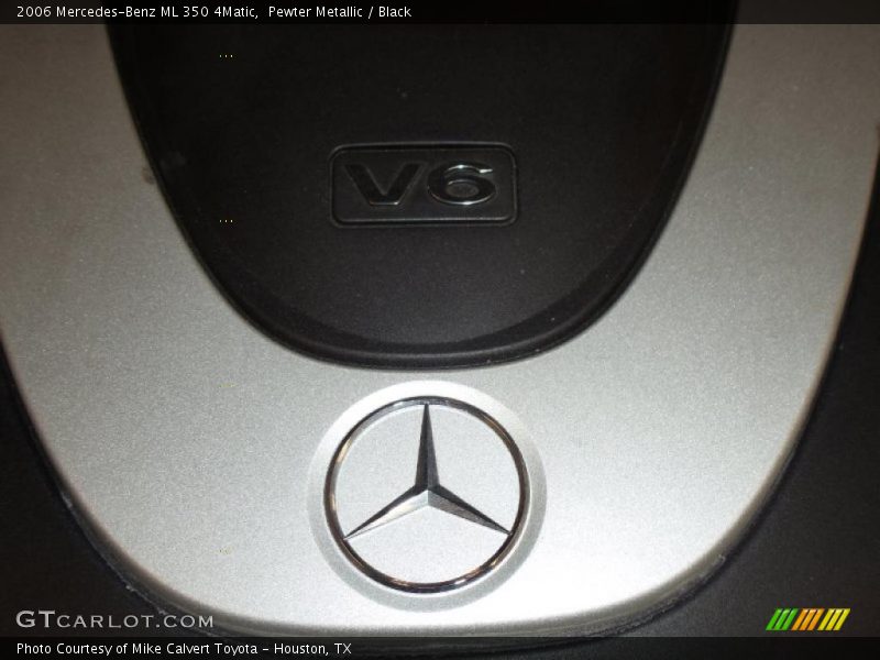 Pewter Metallic / Black 2006 Mercedes-Benz ML 350 4Matic