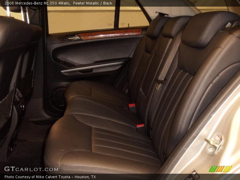 Pewter Metallic / Black 2006 Mercedes-Benz ML 350 4Matic