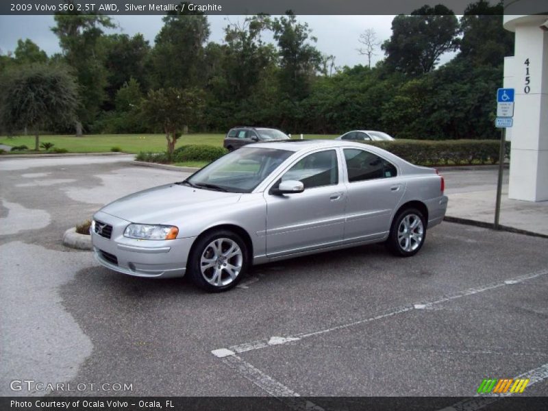 Silver Metallic / Graphite 2009 Volvo S60 2.5T AWD