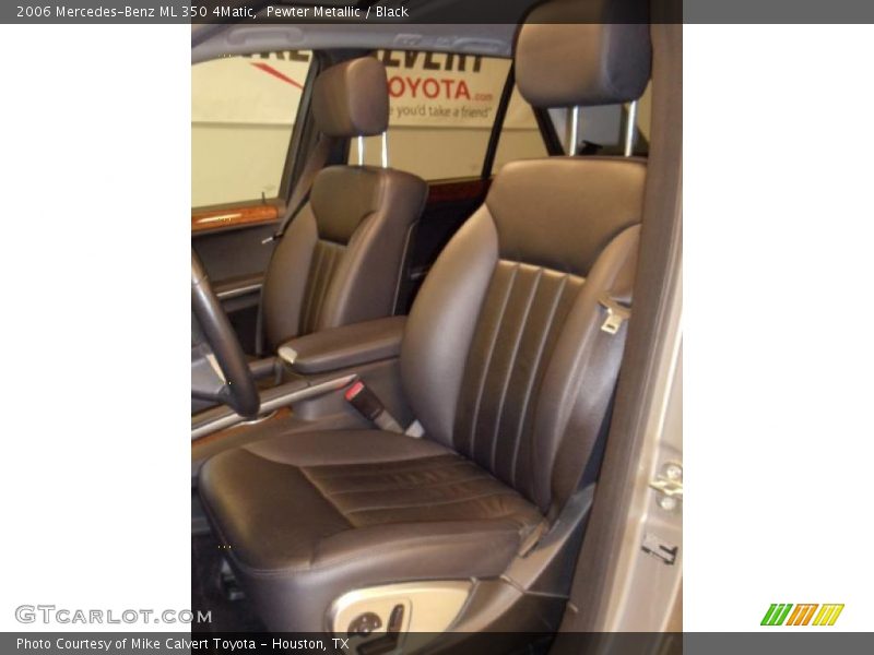 Pewter Metallic / Black 2006 Mercedes-Benz ML 350 4Matic