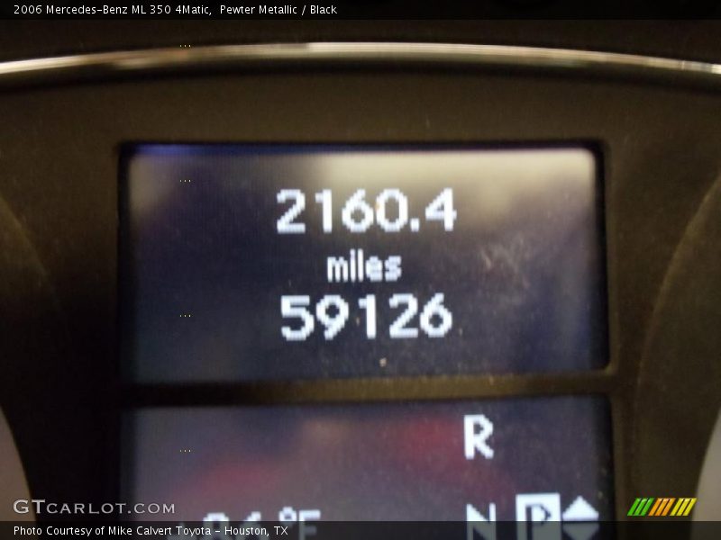 Pewter Metallic / Black 2006 Mercedes-Benz ML 350 4Matic