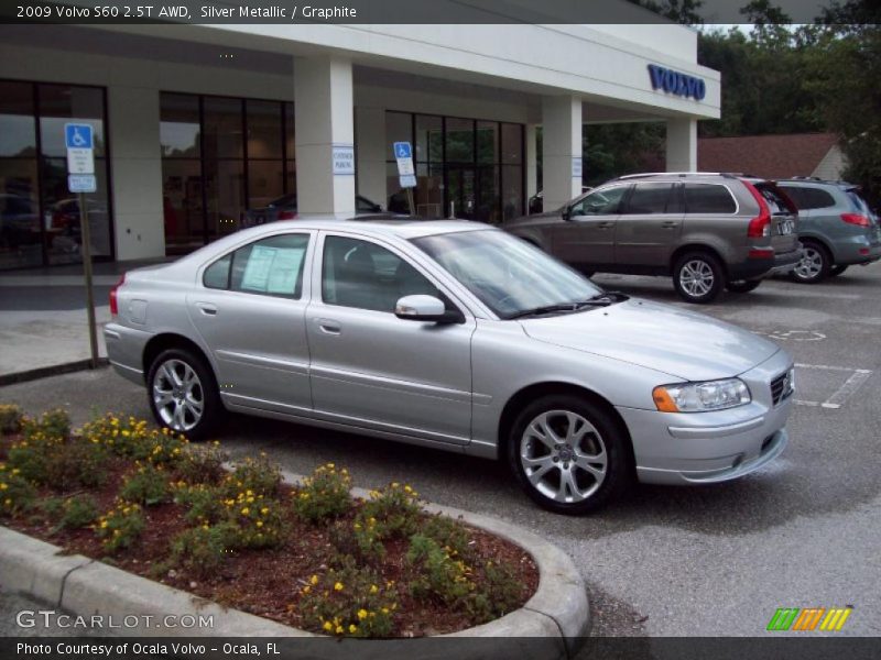 Silver Metallic / Graphite 2009 Volvo S60 2.5T AWD