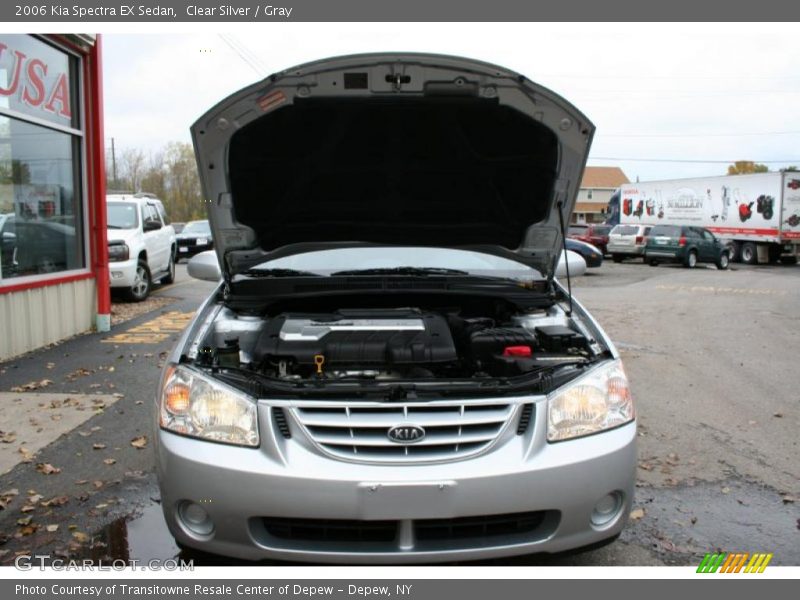 Clear Silver / Gray 2006 Kia Spectra EX Sedan