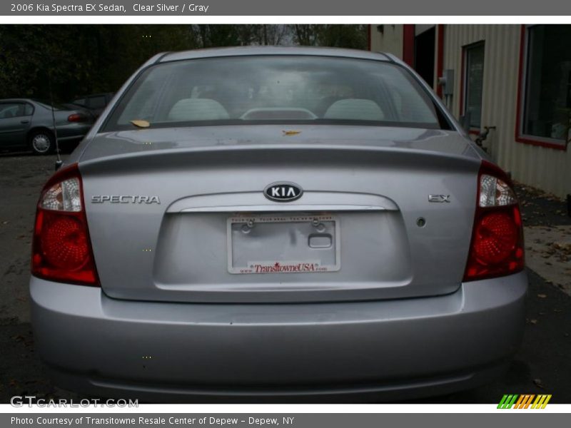 Clear Silver / Gray 2006 Kia Spectra EX Sedan