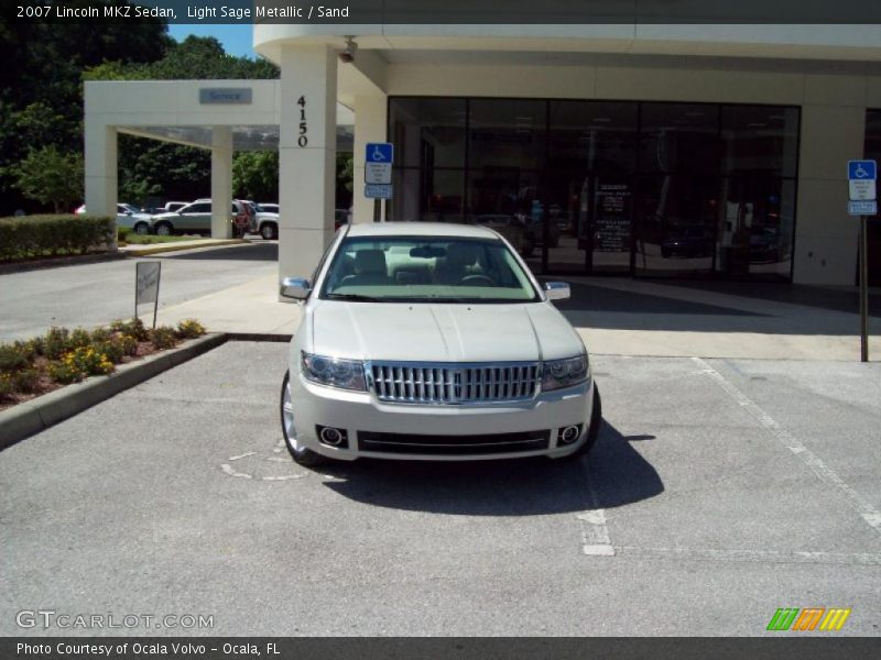 Light Sage Metallic / Sand 2007 Lincoln MKZ Sedan