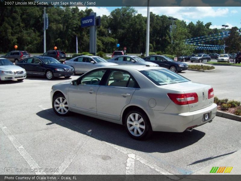 Light Sage Metallic / Sand 2007 Lincoln MKZ Sedan
