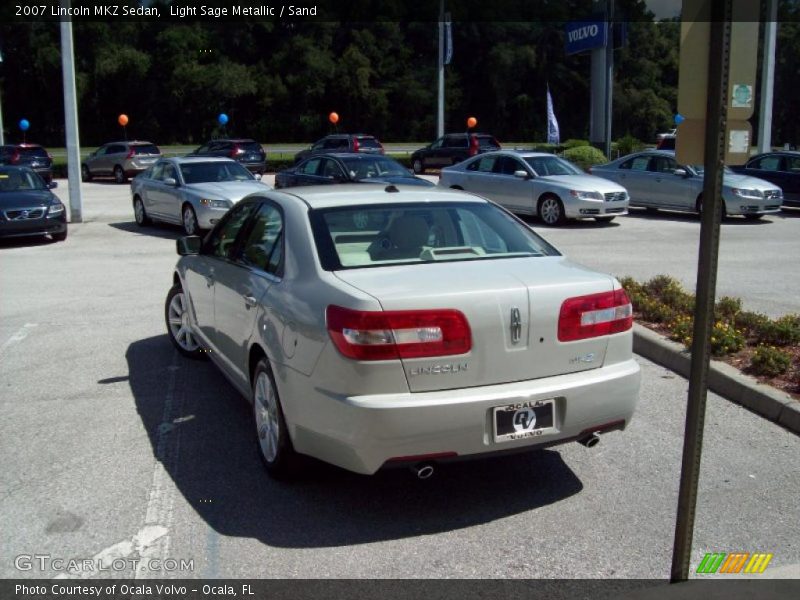 Light Sage Metallic / Sand 2007 Lincoln MKZ Sedan
