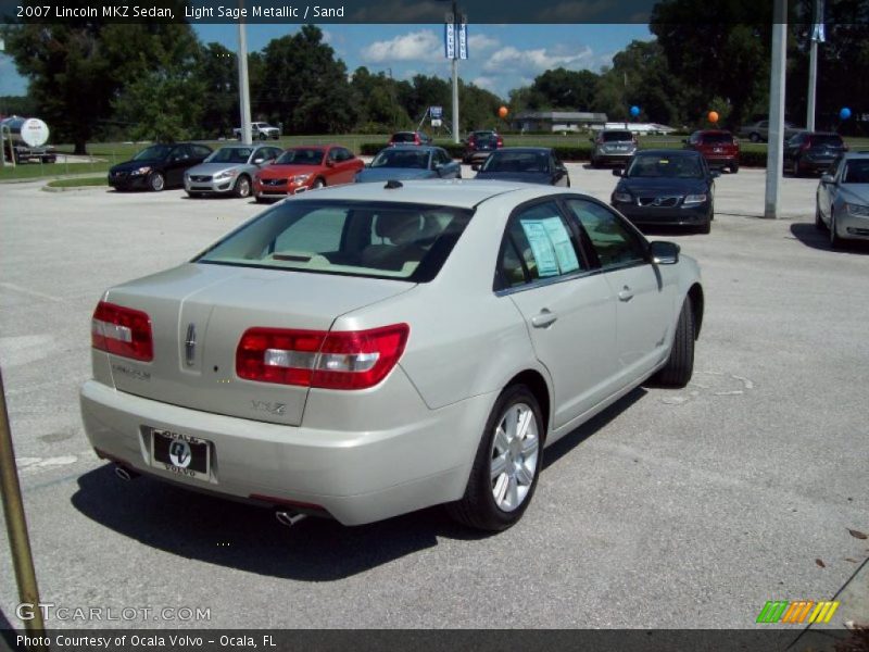 Light Sage Metallic / Sand 2007 Lincoln MKZ Sedan