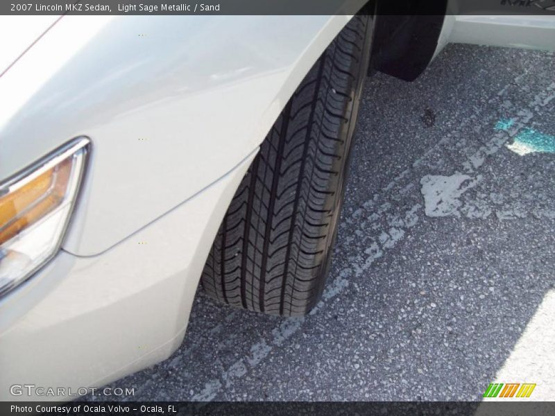 Light Sage Metallic / Sand 2007 Lincoln MKZ Sedan