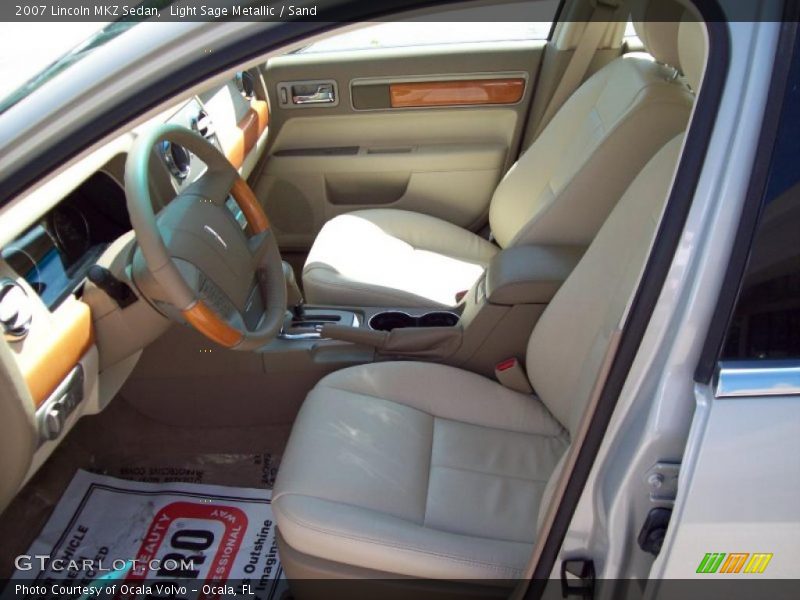 Light Sage Metallic / Sand 2007 Lincoln MKZ Sedan