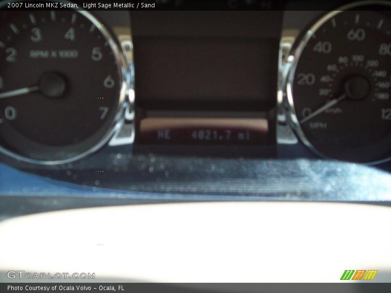 Light Sage Metallic / Sand 2007 Lincoln MKZ Sedan