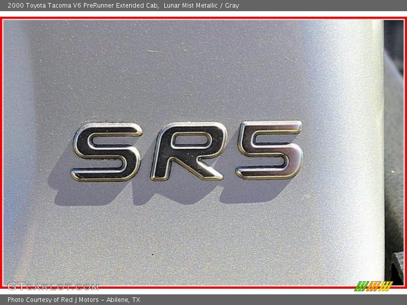 Lunar Mist Metallic / Gray 2000 Toyota Tacoma V6 PreRunner Extended Cab