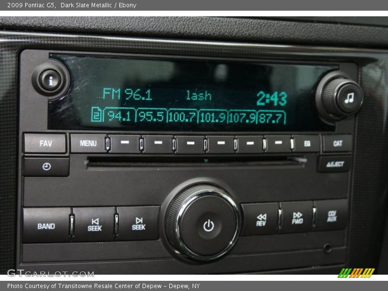 Dark Slate Metallic / Ebony 2009 Pontiac G5