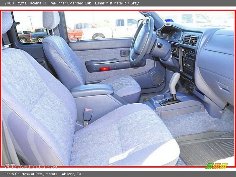 Lunar Mist Metallic / Gray 2000 Toyota Tacoma V6 PreRunner Extended Cab