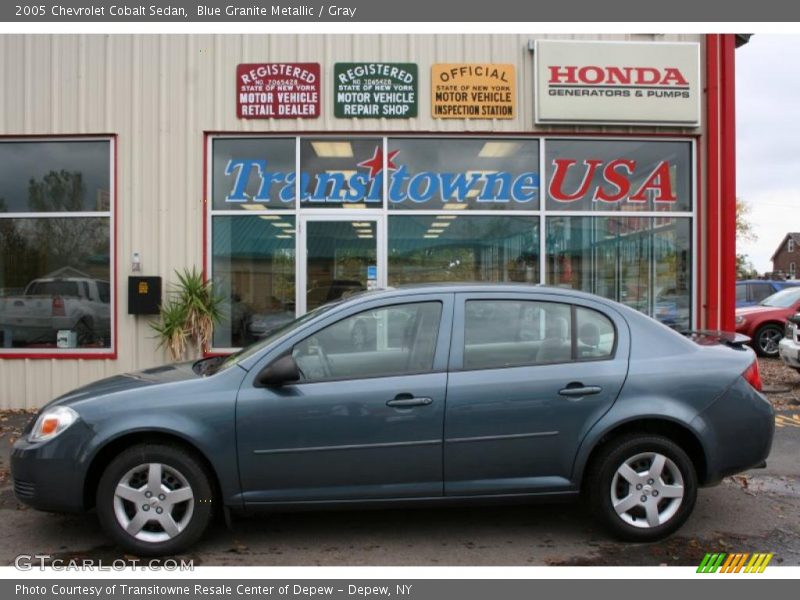 Blue Granite Metallic / Gray 2005 Chevrolet Cobalt Sedan
