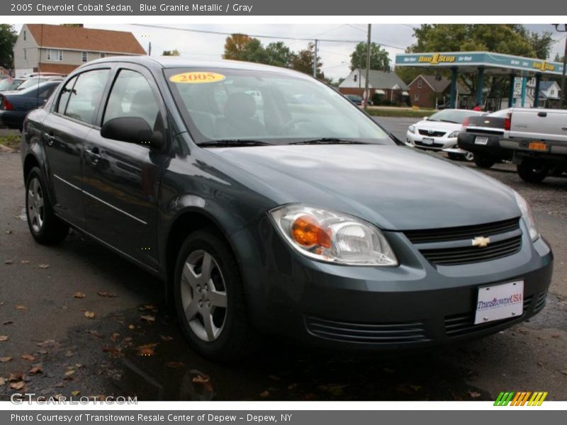 Blue Granite Metallic / Gray 2005 Chevrolet Cobalt Sedan