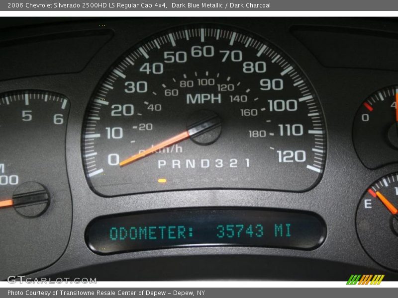 Dark Blue Metallic / Dark Charcoal 2006 Chevrolet Silverado 2500HD LS Regular Cab 4x4