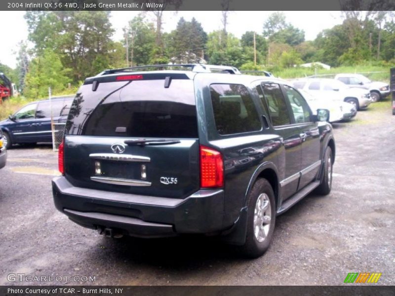 Jade Green Metallic / Willow 2004 Infiniti QX 56 4WD