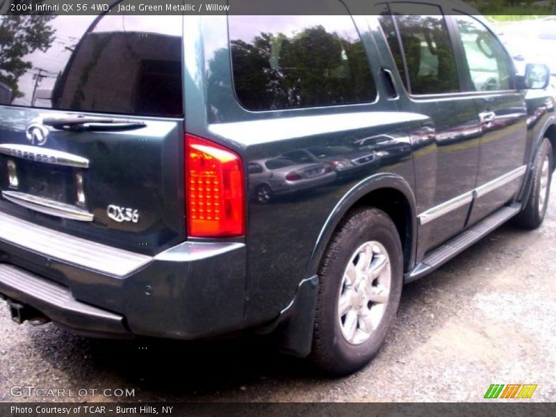 Jade Green Metallic / Willow 2004 Infiniti QX 56 4WD