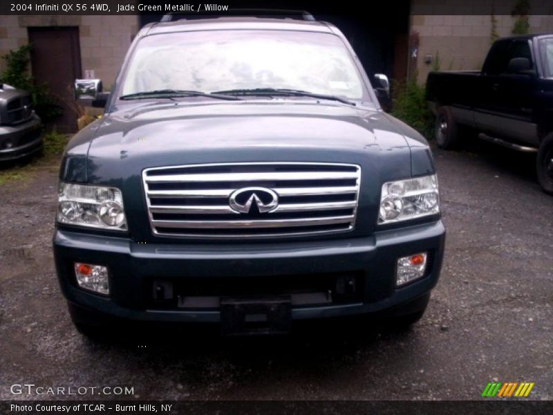 Jade Green Metallic / Willow 2004 Infiniti QX 56 4WD