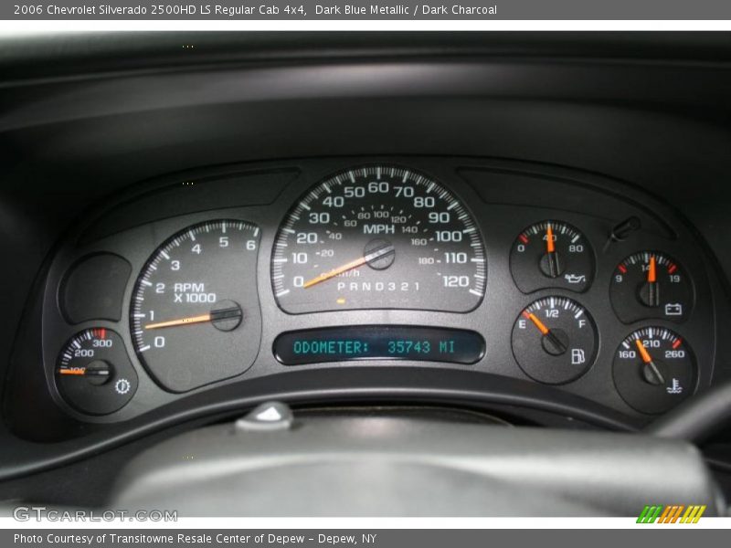 Dark Blue Metallic / Dark Charcoal 2006 Chevrolet Silverado 2500HD LS Regular Cab 4x4