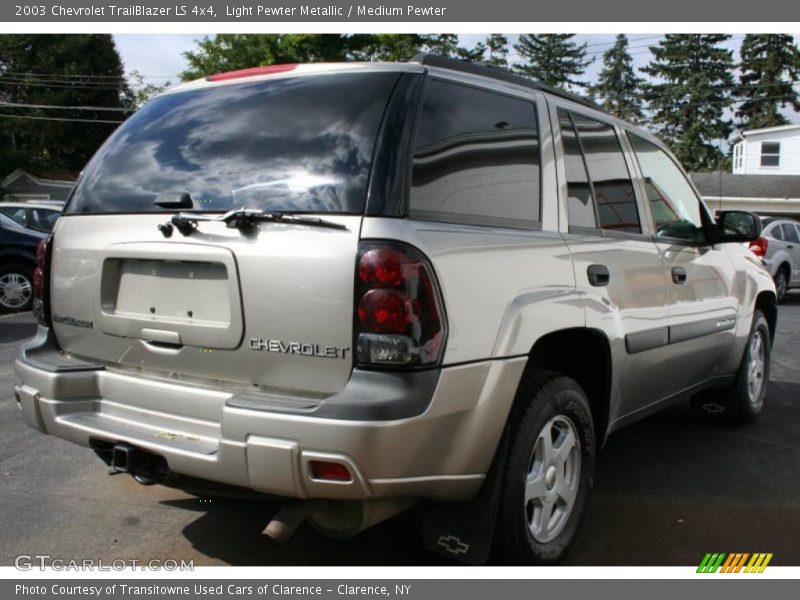 Light Pewter Metallic / Medium Pewter 2003 Chevrolet TrailBlazer LS 4x4