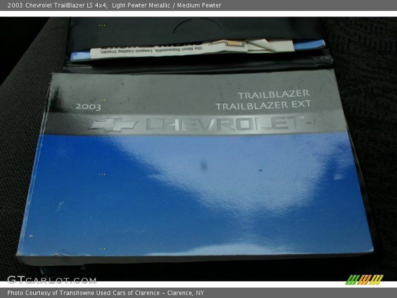 Light Pewter Metallic / Medium Pewter 2003 Chevrolet TrailBlazer LS 4x4
