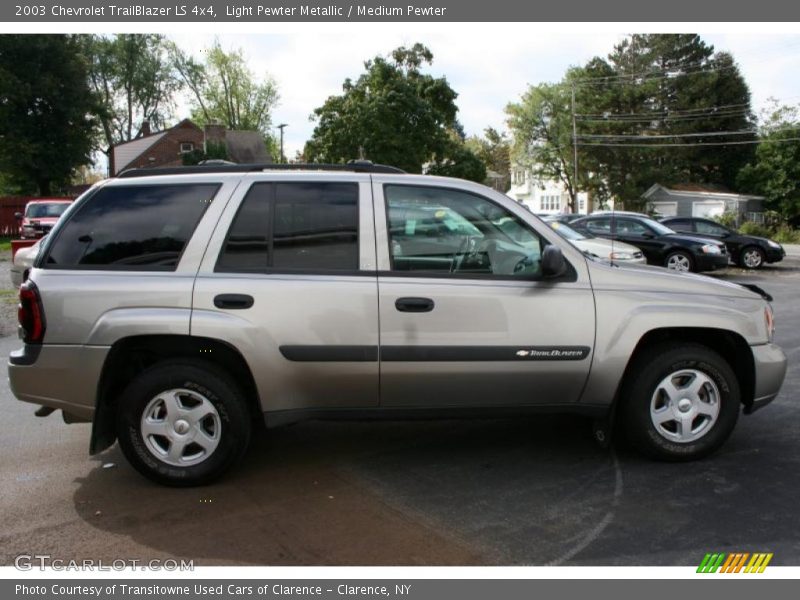 Light Pewter Metallic / Medium Pewter 2003 Chevrolet TrailBlazer LS 4x4