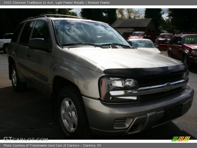 Light Pewter Metallic / Medium Pewter 2003 Chevrolet TrailBlazer LS 4x4