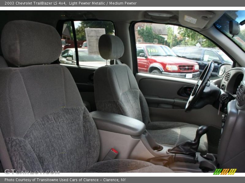 Light Pewter Metallic / Medium Pewter 2003 Chevrolet TrailBlazer LS 4x4