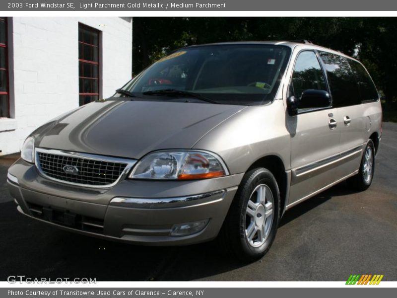 Light Parchment Gold Metallic / Medium Parchment 2003 Ford Windstar SE