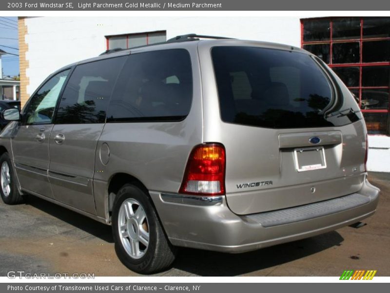 Light Parchment Gold Metallic / Medium Parchment 2003 Ford Windstar SE