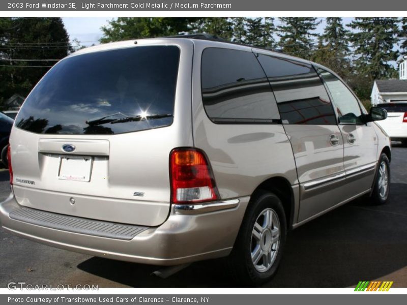 Light Parchment Gold Metallic / Medium Parchment 2003 Ford Windstar SE