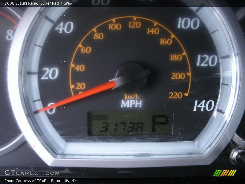 Super Red / Grey 2008 Suzuki Reno