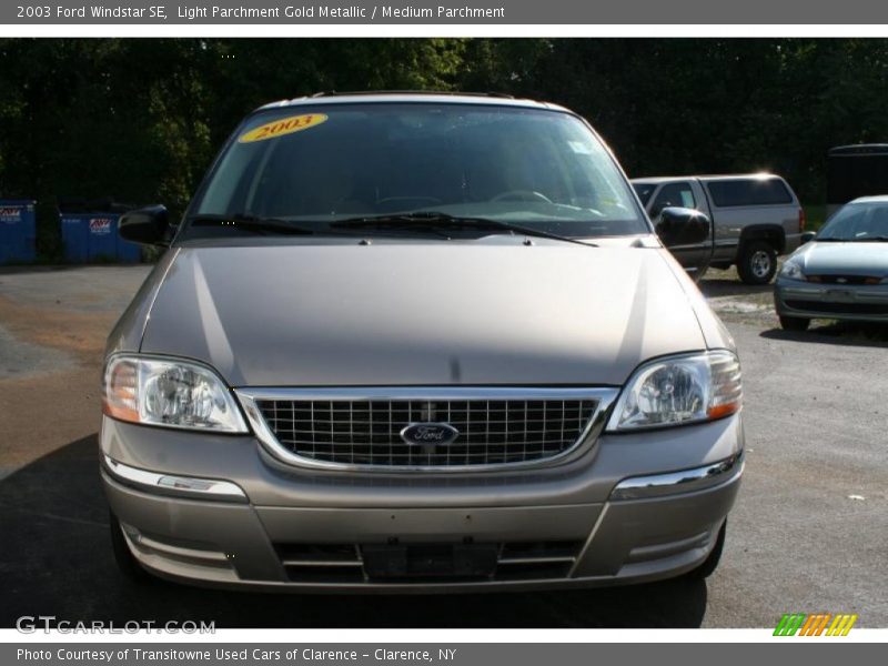 Light Parchment Gold Metallic / Medium Parchment 2003 Ford Windstar SE