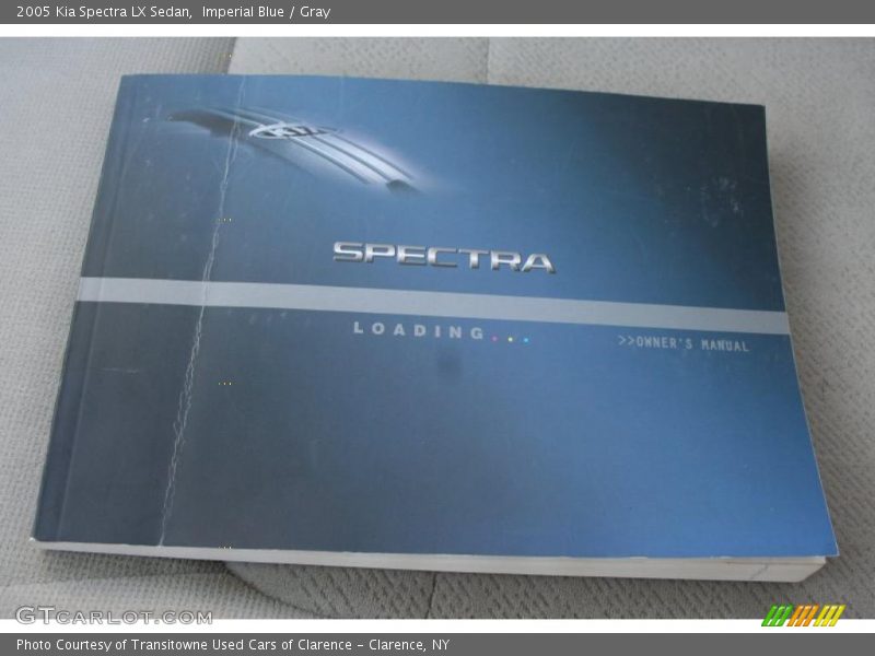 Imperial Blue / Gray 2005 Kia Spectra LX Sedan