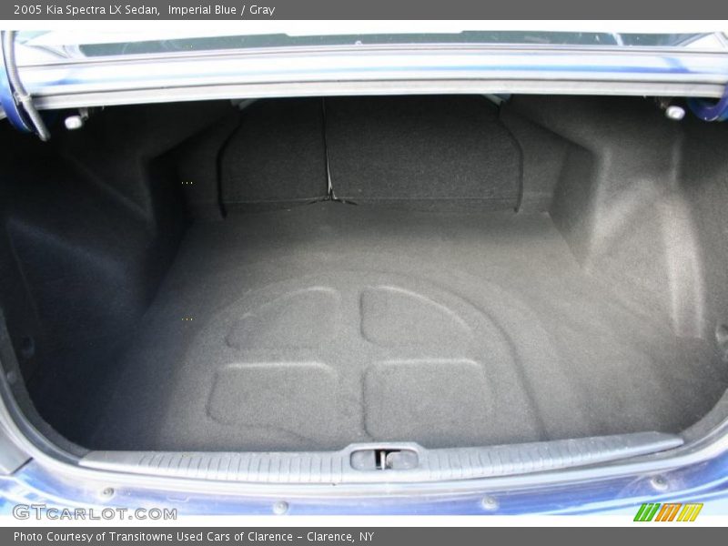 Imperial Blue / Gray 2005 Kia Spectra LX Sedan