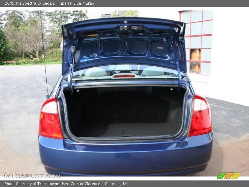 Imperial Blue / Gray 2005 Kia Spectra LX Sedan