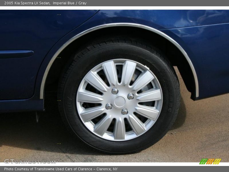 Imperial Blue / Gray 2005 Kia Spectra LX Sedan