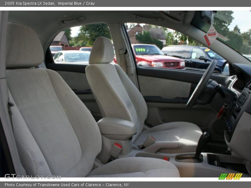 Imperial Blue / Gray 2005 Kia Spectra LX Sedan