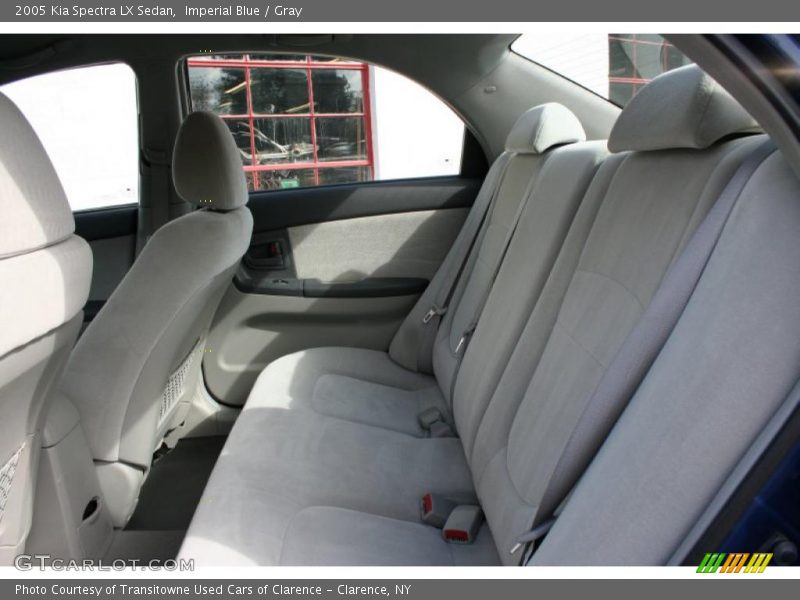 Imperial Blue / Gray 2005 Kia Spectra LX Sedan