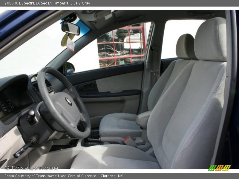 Imperial Blue / Gray 2005 Kia Spectra LX Sedan