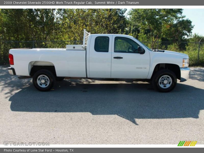 Summit White / Dark Titanium 2009 Chevrolet Silverado 2500HD Work Truck Regular Cab