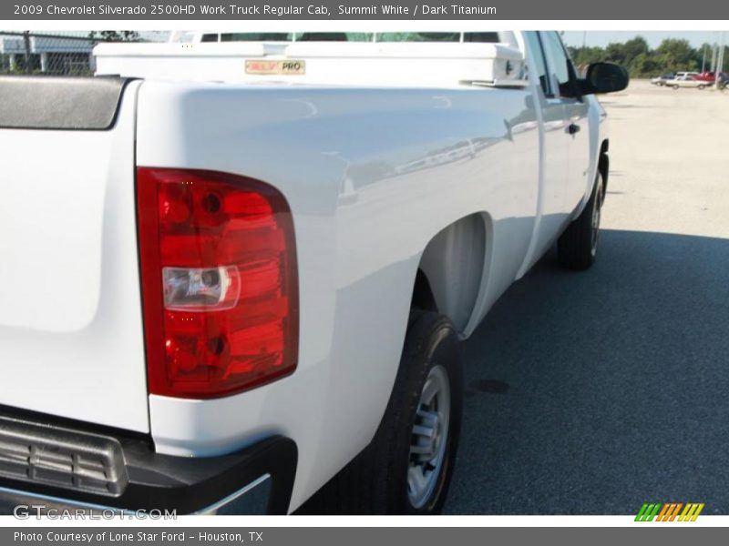 Summit White / Dark Titanium 2009 Chevrolet Silverado 2500HD Work Truck Regular Cab