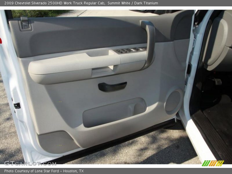 Summit White / Dark Titanium 2009 Chevrolet Silverado 2500HD Work Truck Regular Cab