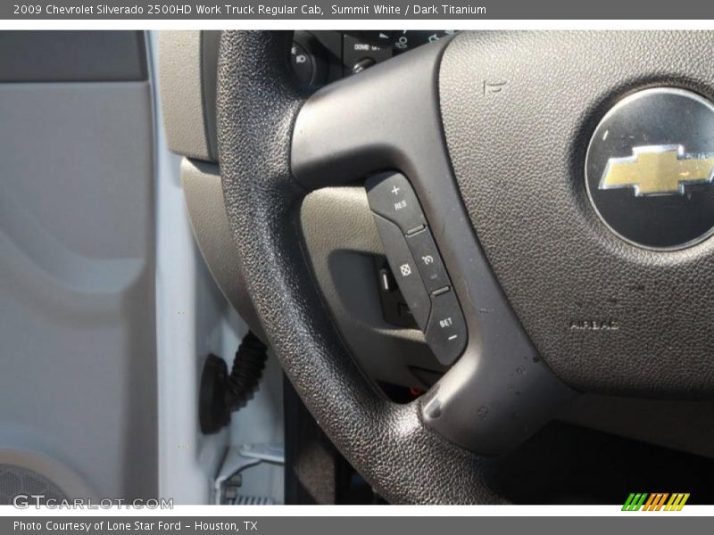 Summit White / Dark Titanium 2009 Chevrolet Silverado 2500HD Work Truck Regular Cab