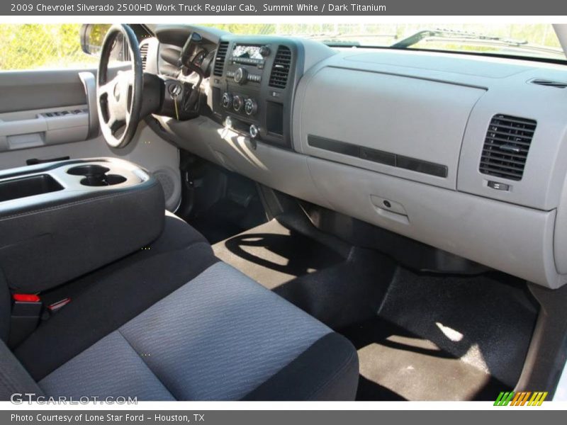 Summit White / Dark Titanium 2009 Chevrolet Silverado 2500HD Work Truck Regular Cab