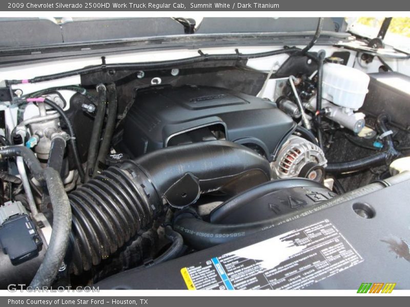 Summit White / Dark Titanium 2009 Chevrolet Silverado 2500HD Work Truck Regular Cab